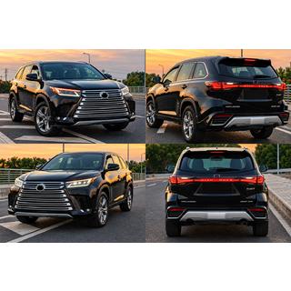 Комплект обвеса в стиле LX600 Toyota Highlander 2013-2019 гг. фото 1
